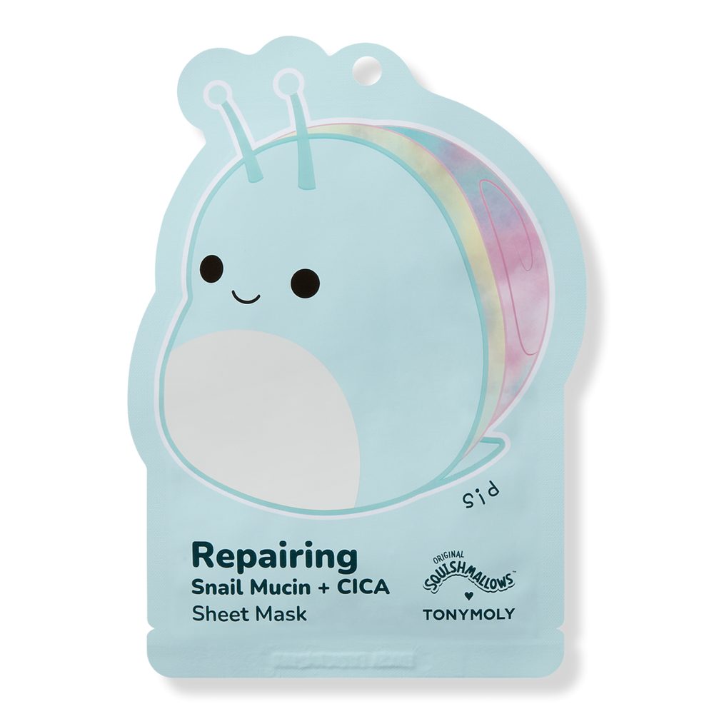 Tonymoly Squishmallows Hydrating Printed Essence Facial Sheet Masks - Sid Repairing