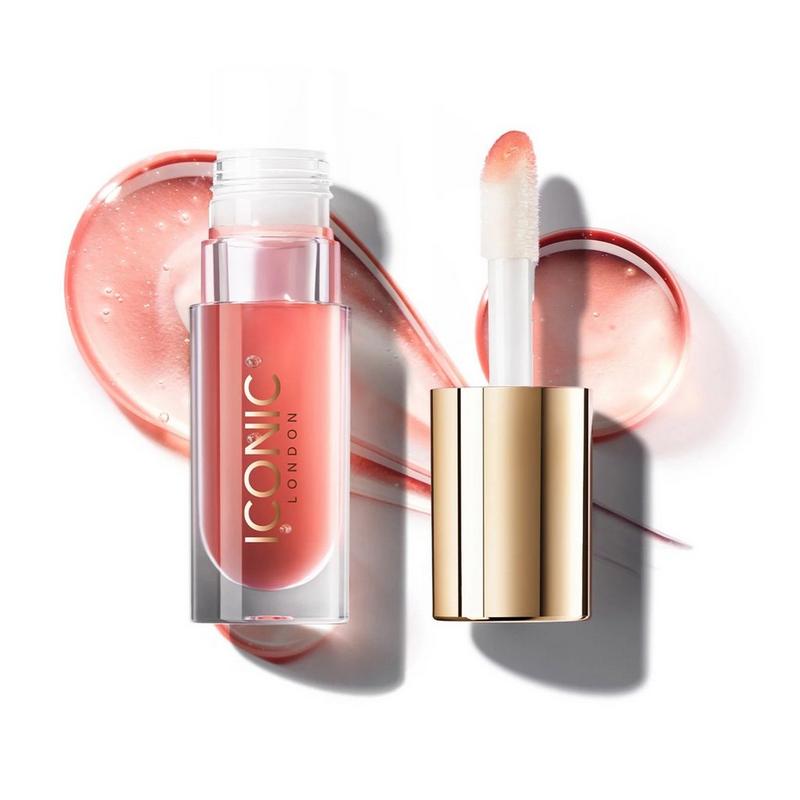 peach c lip oil ICONIC London Lustre Lip Oil