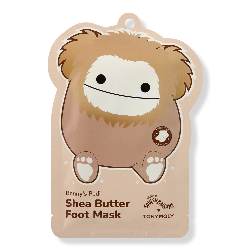 Tonymoly Squishmallows Benny's Pedi Hydrating Shea Butter Foot Mask