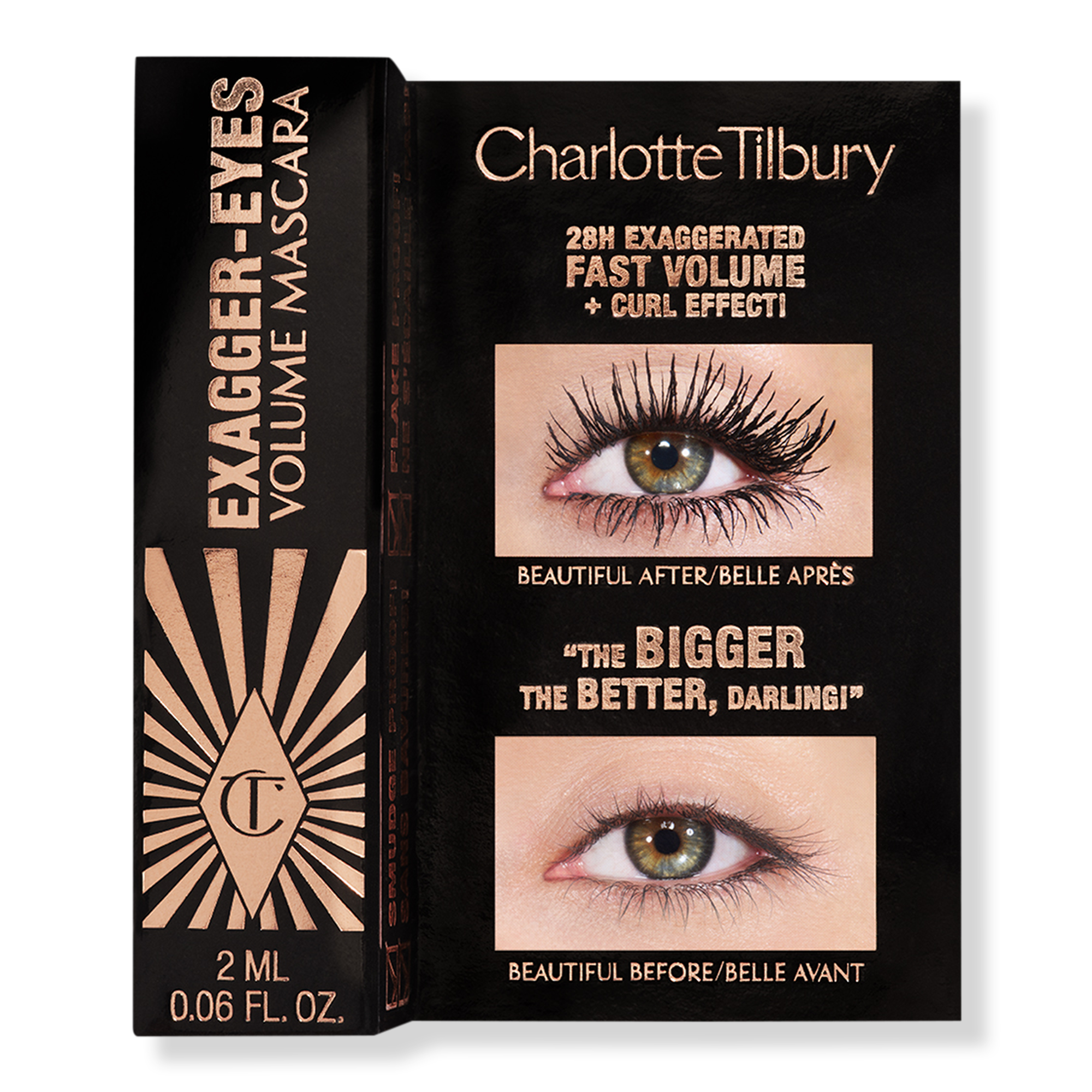Charlotte Tilbury Free Diamond Exclusive Exagger-Eyes Mascara deluxe sample with select $50 shipped purchase #1