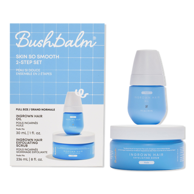 Bushbalm 2 Step Ingrown Hair & Razor Bump Kit