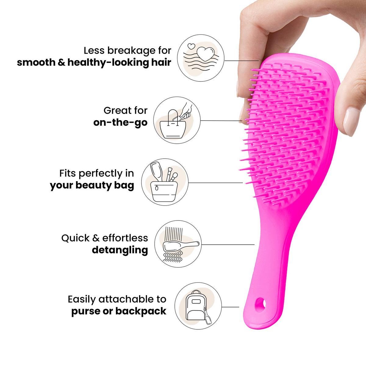 The Mini Ultimate Detangler Hairbrush