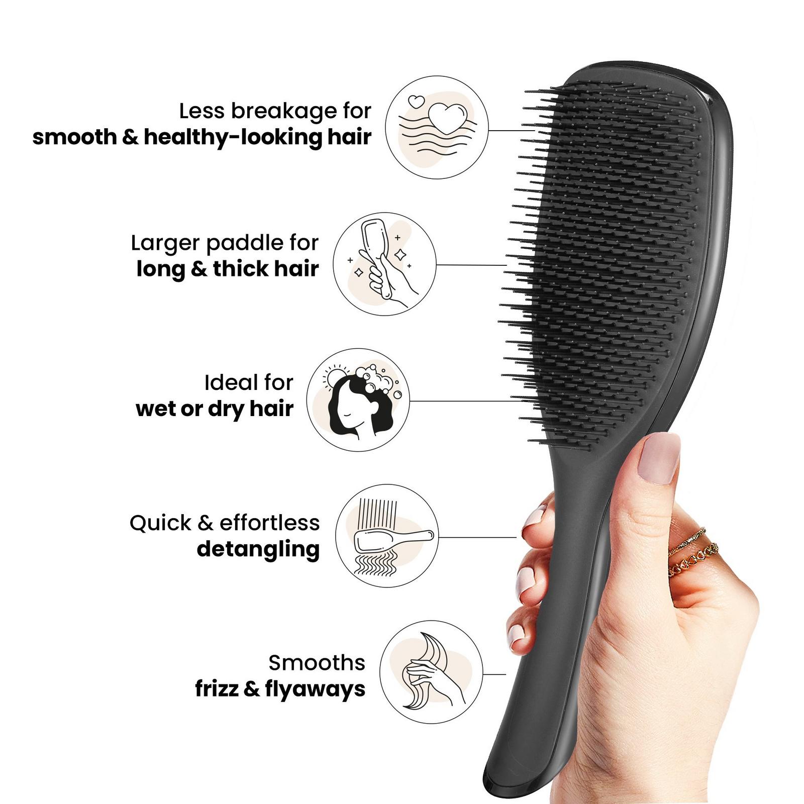 The Large Ultimate Detangler Hairbrush - Thick to Wavy Hair