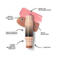 Desert Island Duo Blush + Bronzer Stick