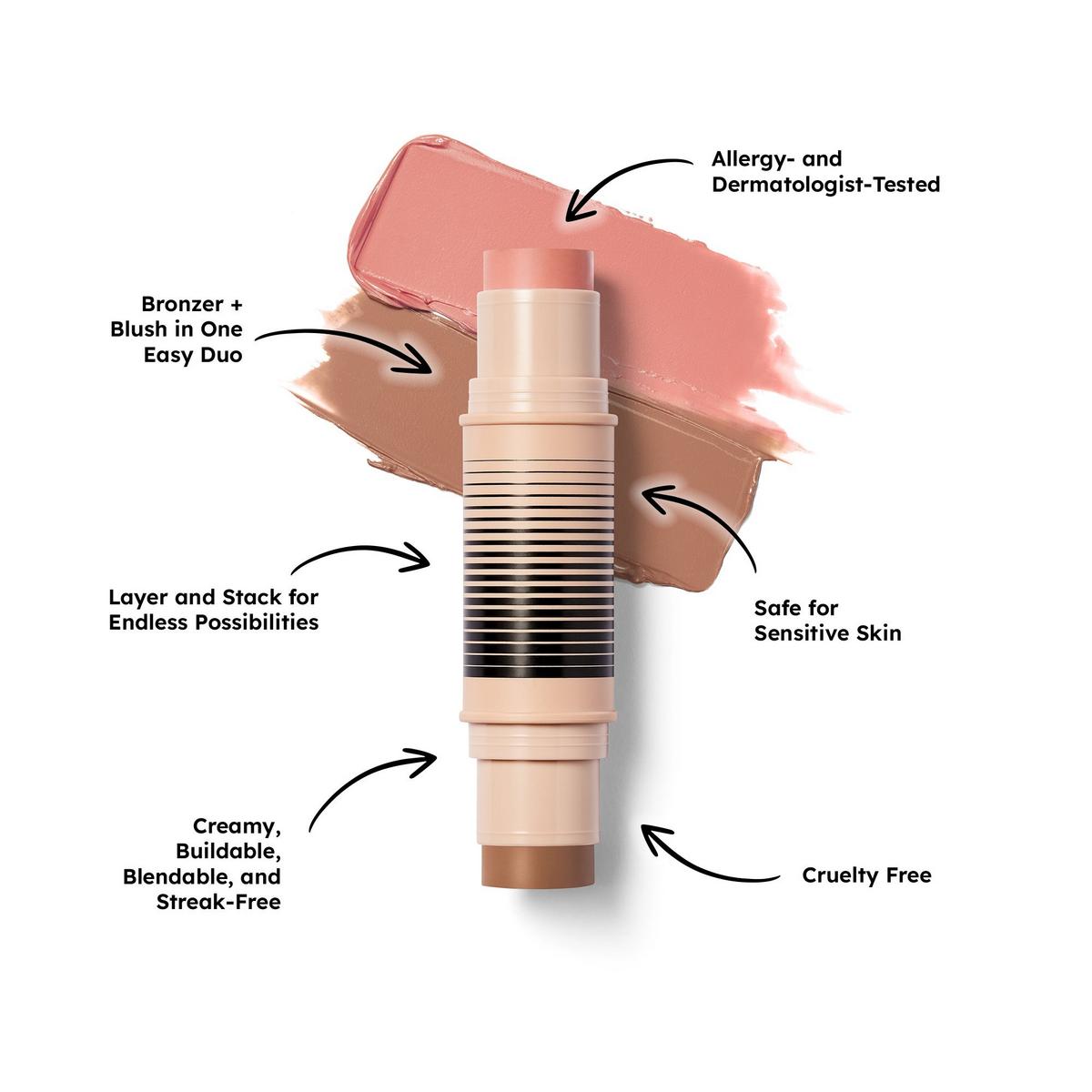 Desert Island Duo Blush + Bronzer Stick