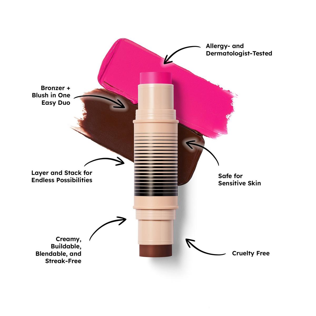 Desert Island Duo Blush + Bronzer Stick