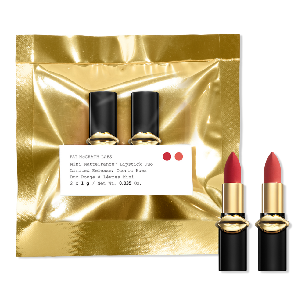 Pat Mcgrath Labs Mini Mattetrance Lipstick Duo: Iconic Hues