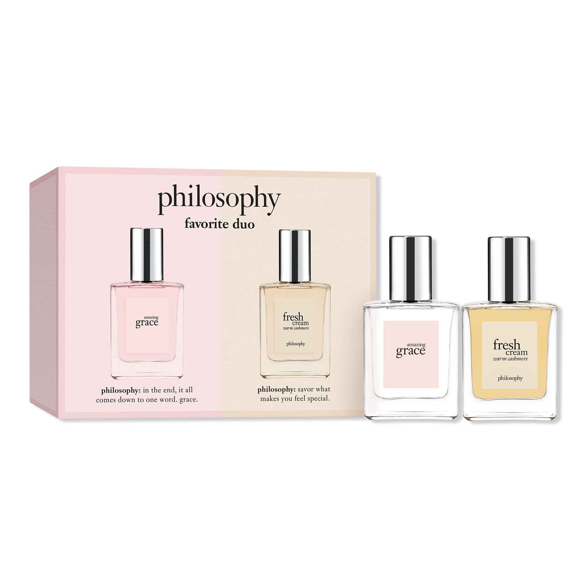 Philosophy Amazing Grace and Fresh Cream Warm Cashmere 2-Piece Mini Gift Set #1