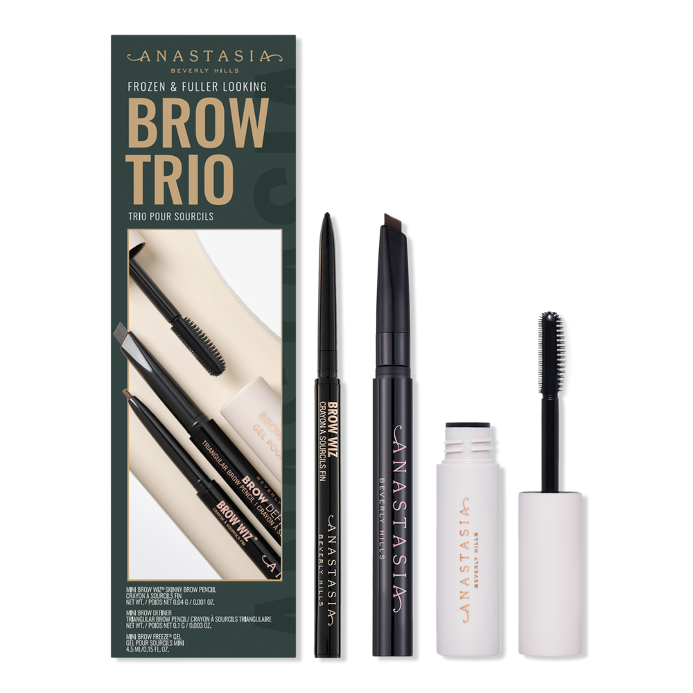 Anastasia Beverly Hills Frozen & Fuller-looking Brow Trio - Dark Brown In Brown
