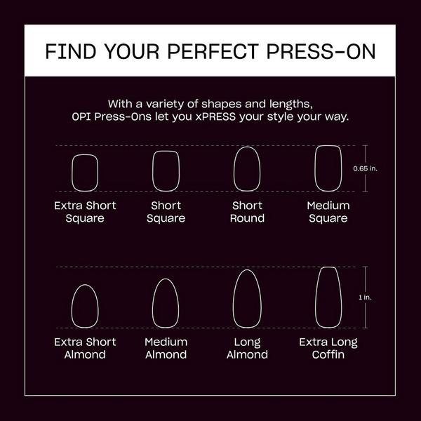 OPI xPRESS/ON Mixed Pattern Pop Press On Nails #7