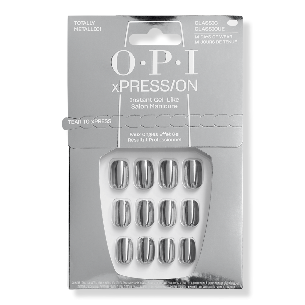 Opi Xpress/on Special Effect Press On Nails - Totally ​metallic!