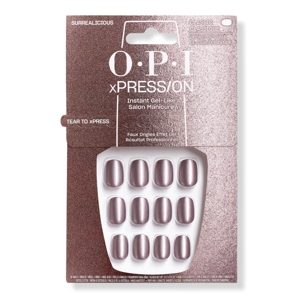 Opi Xpress/on Short Solid Color Press On Nails - Surrealicious