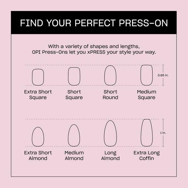 OPI xPRESS/ON French Tip Press On Nails #7