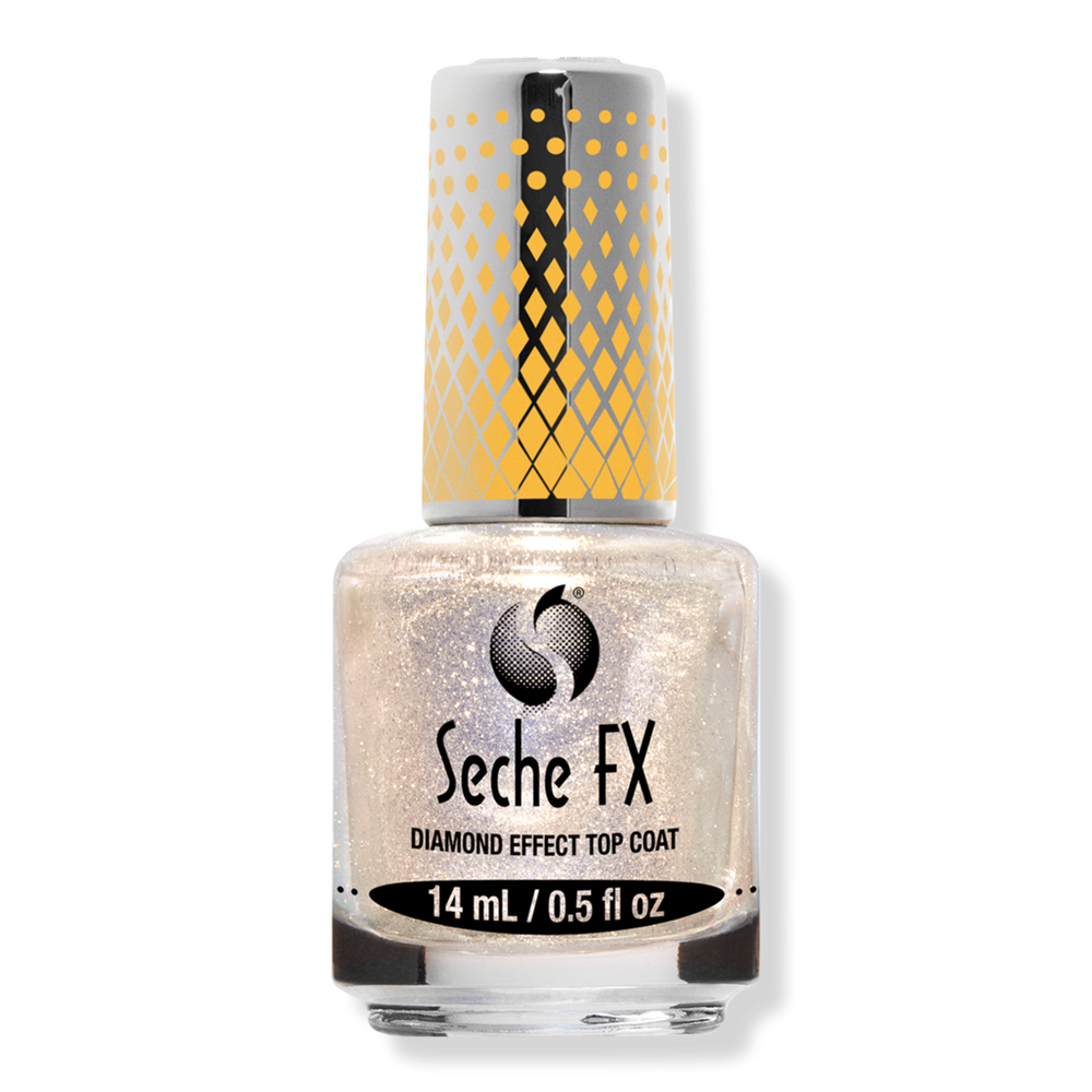Seche Fx Diamond Effect Top Coat - Gold In Gold