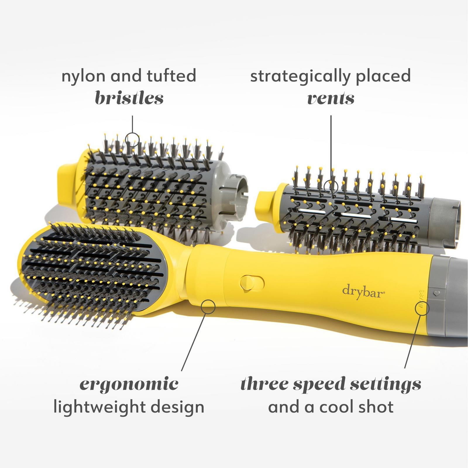 The Triple Shot Interchangeable Blow-Dryer Brush