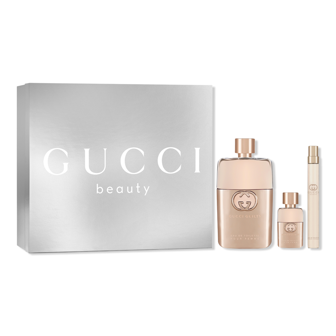 Guilty Pour Femme Eau de Toilette 3Piece Holiday Gift Set Gucci