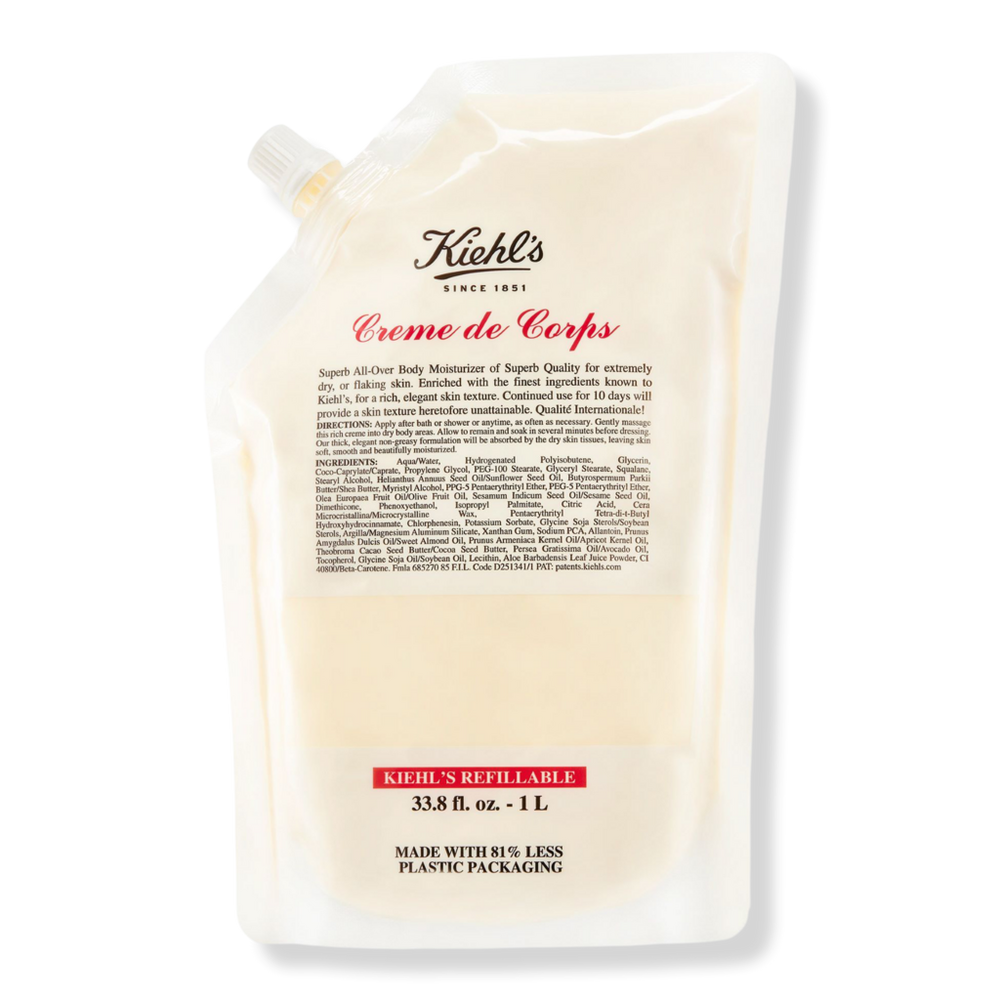 Kiehl's Since 1851 Creme De Corps Body Moisturizer - 33.8 oz Refill