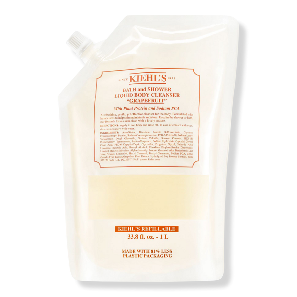 Kiehl's Since 1851 Bath And Shower Refillable Liquid Body Cleanser Refill
