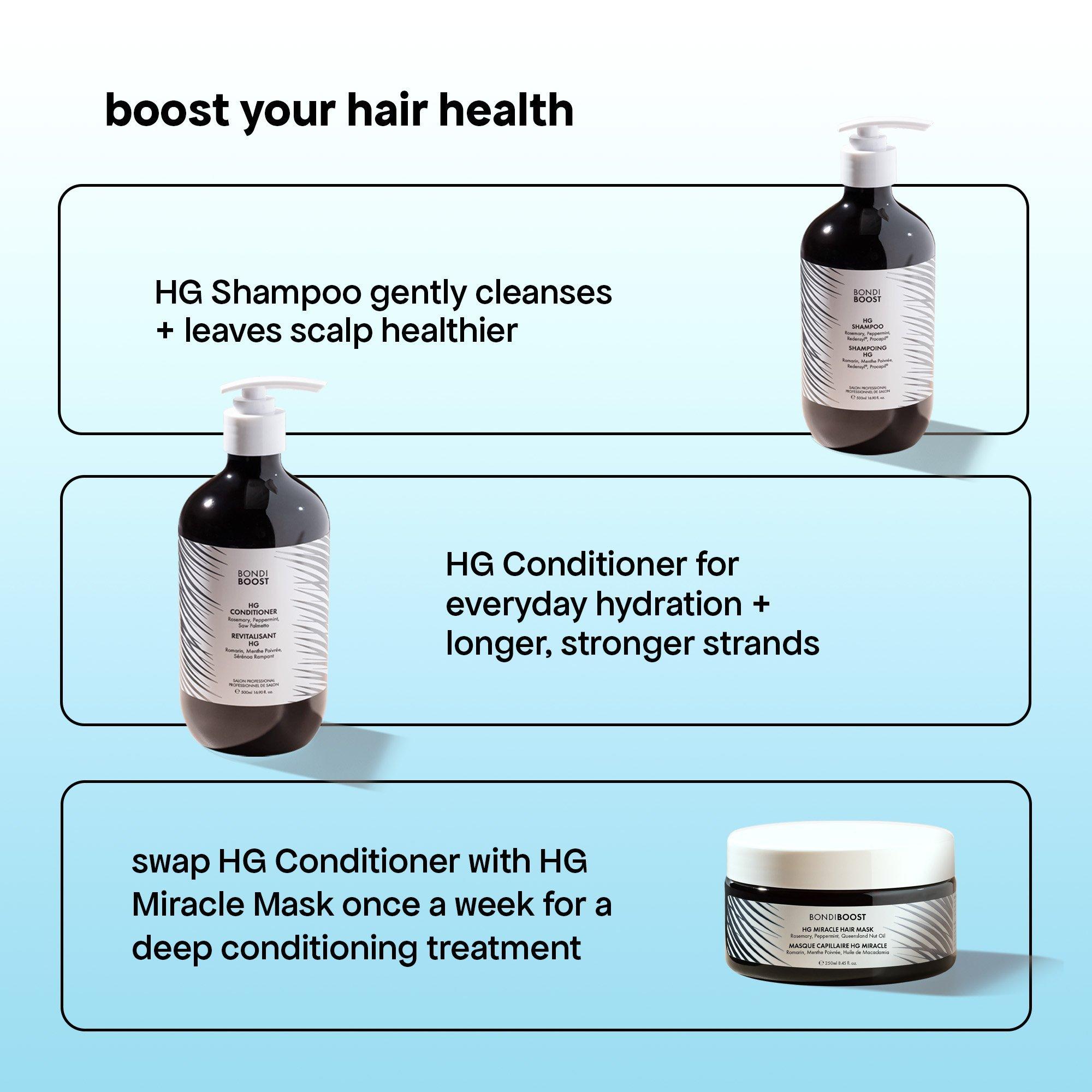 Маска для редеющих волос Bondi Boost HG Miracle с розмарином — фото 8