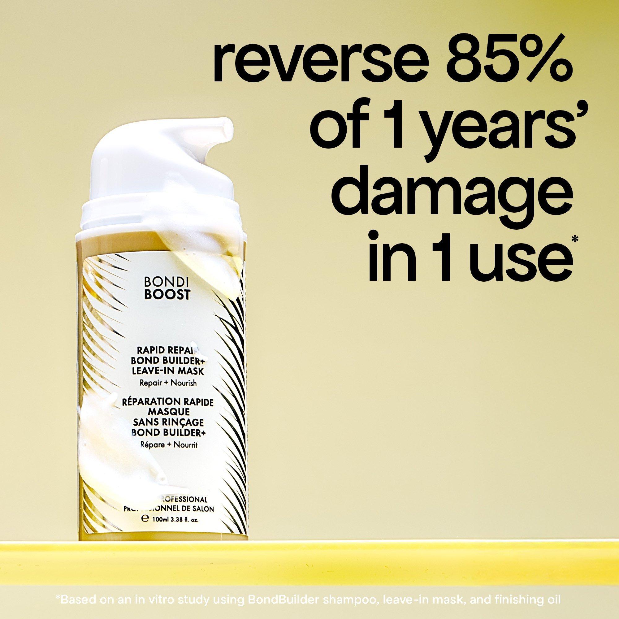 Несмываемая маска для поврежденных волос Bondi Boost Rapid Repair Bond Builder+ — фото 5