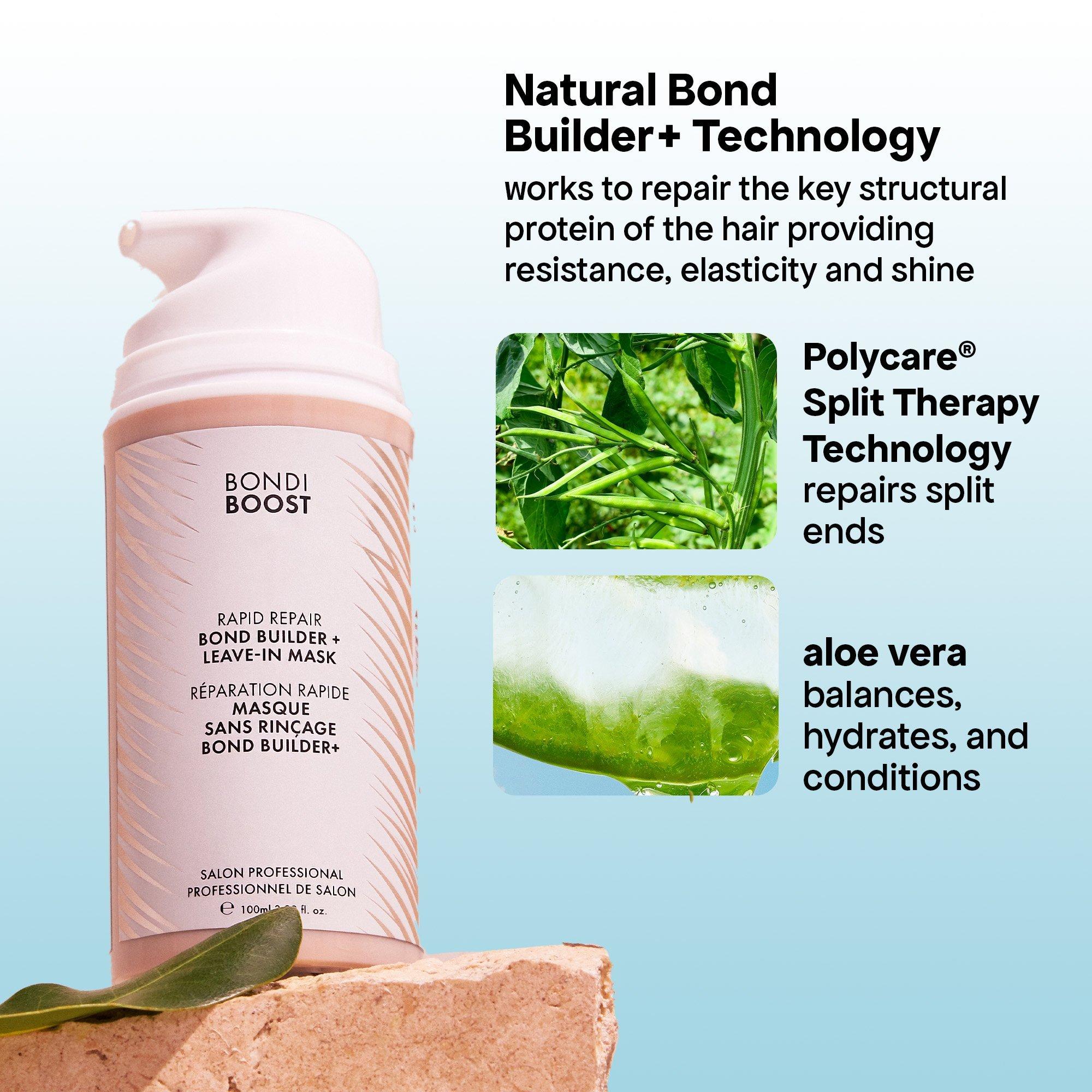 Несмываемая маска для поврежденных волос Bondi Boost Rapid Repair Bond Builder+ — фото 7