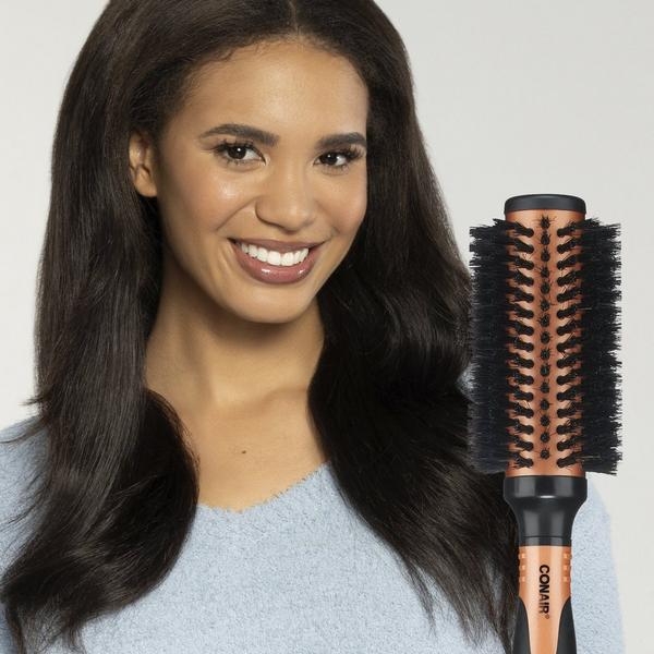Conair Quick Blow Dry Pro Mixed Boar Round Brush #4