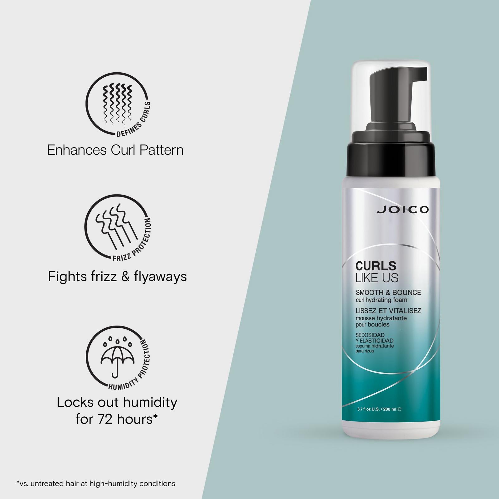 Curls Like Us Smooth & Bounce Curl Hydrating Foam