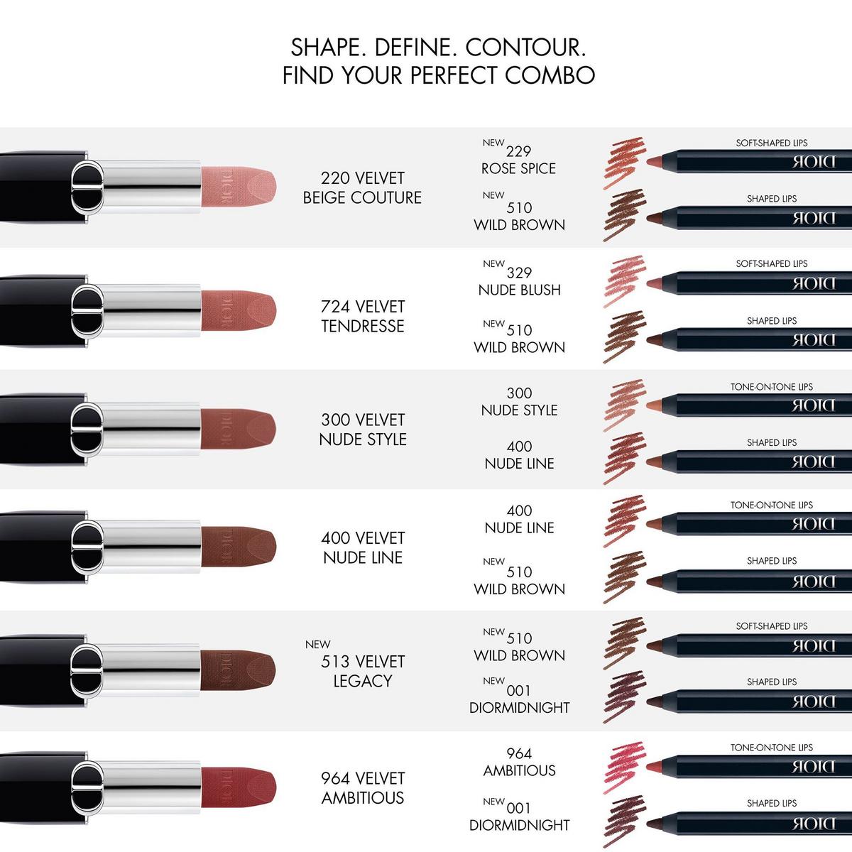 Dior 999 Rouge Dior Contour Lip Liner Ulta Beauty