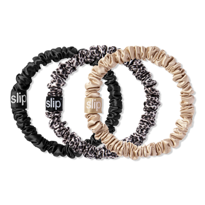 Slip Pure Silk Skinny Scrunchie Trio