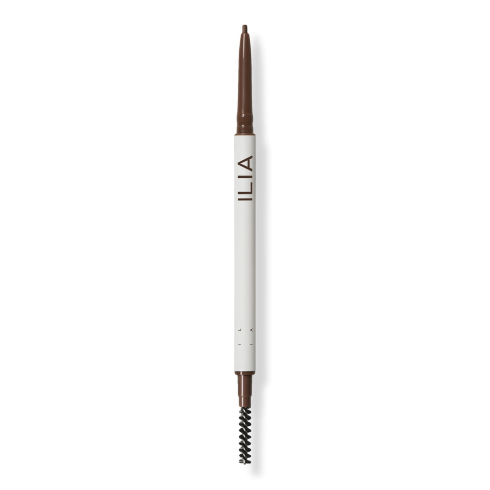 Ilia In Full Micro-tip Brow Pencil - Dark Brown In Brown