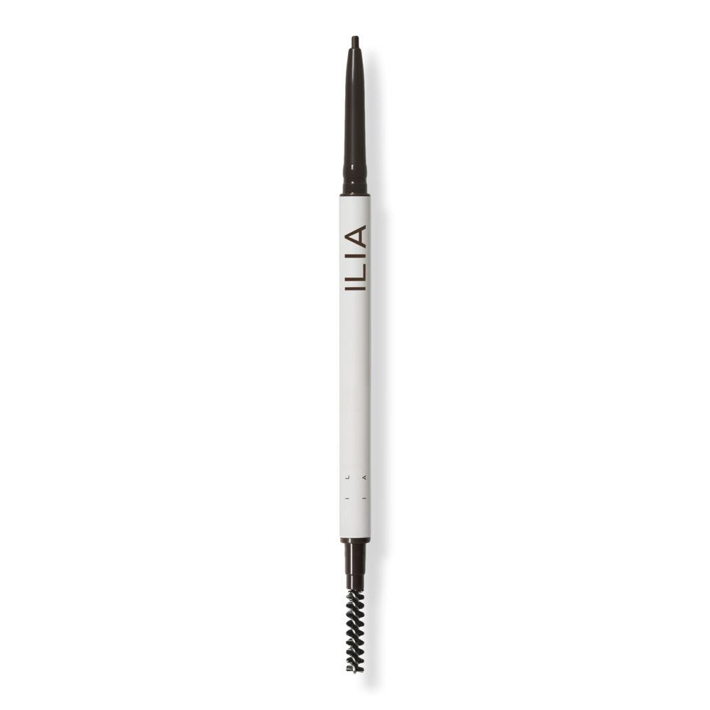 Ilia In Full Micro-tip Brow Pencil - Soft Black In Black