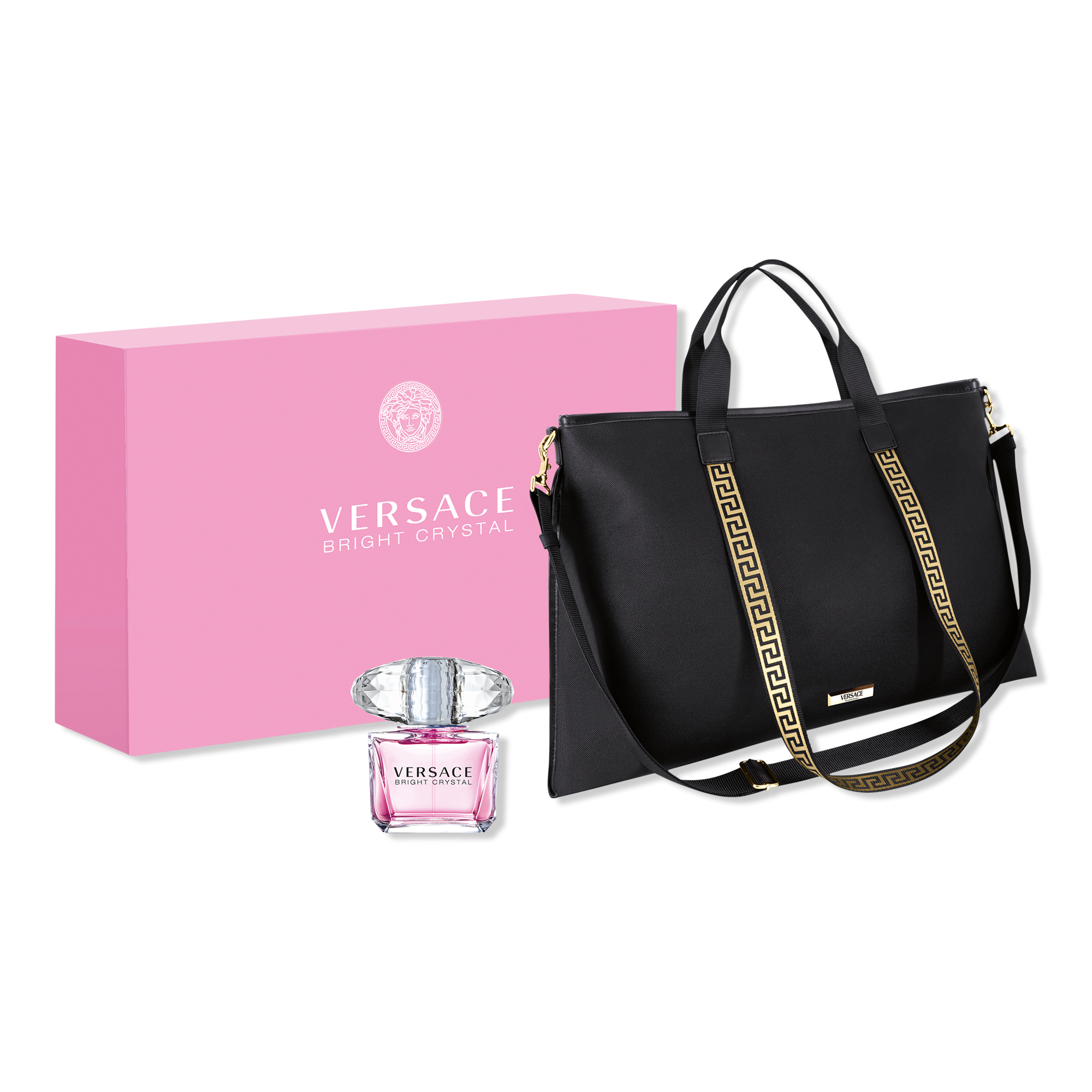 Versace Bright Crystal Women's Summer Tote Set #1