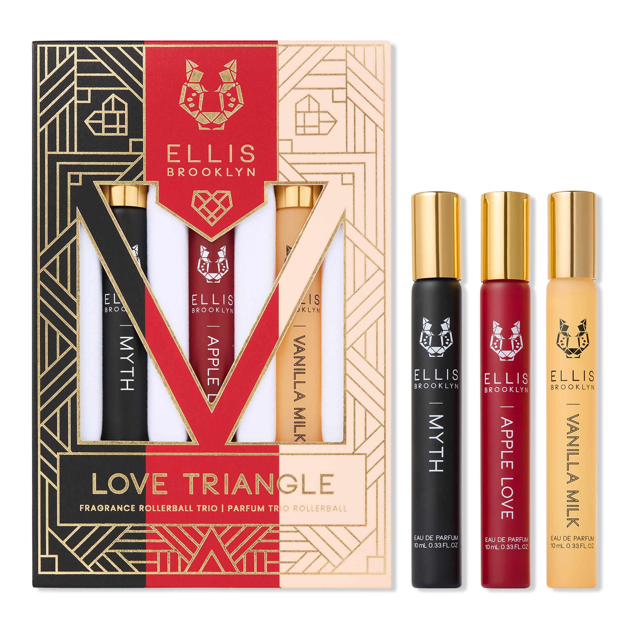 Ellis Brooklyn LOVE TRIANGLE Fragrance Rollerball Trio #1