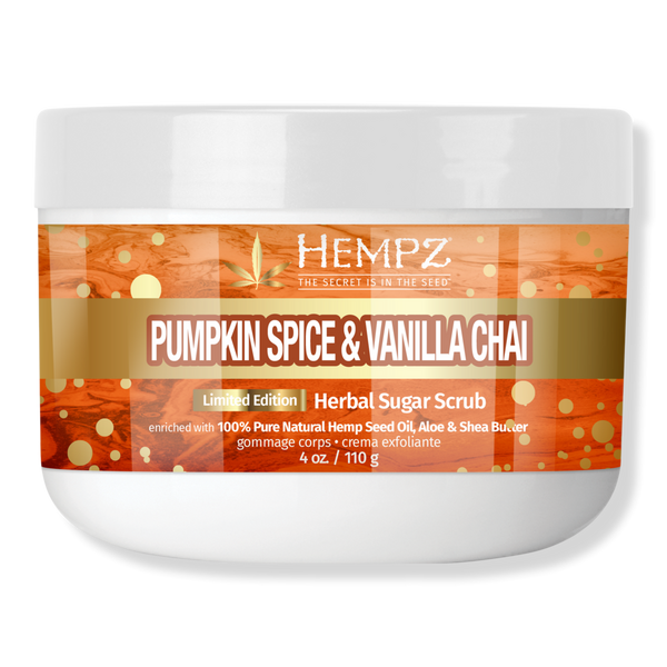 Hempz Limited Edition Pumpkin Spice & Vanilla Chai Herbal Body Scrub #1