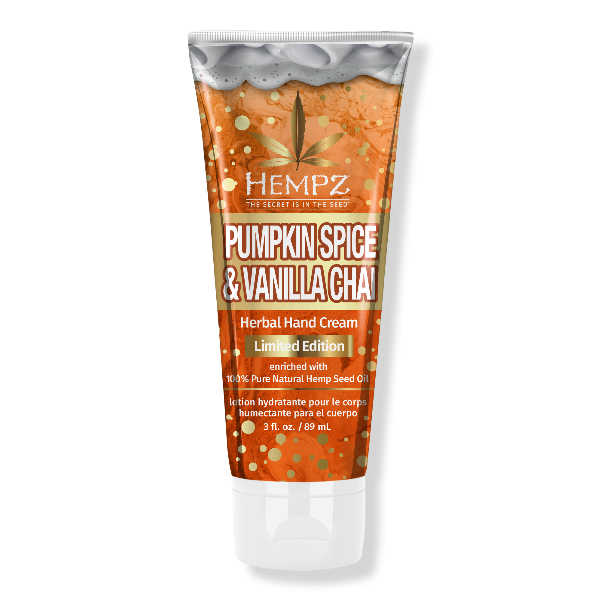 Hempz Limited Edition Pumpkin Spice & Vanilla Chai Herbal Hand Cream #1