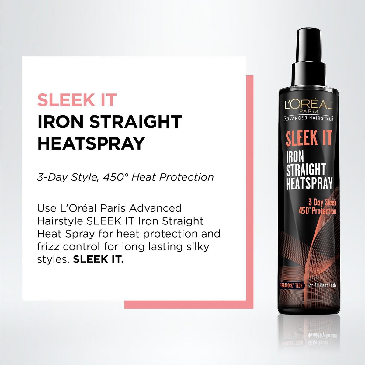 L Oreal Advanced Hairstyle Sleek it Iron Straight Heatspray Ulta Beauty