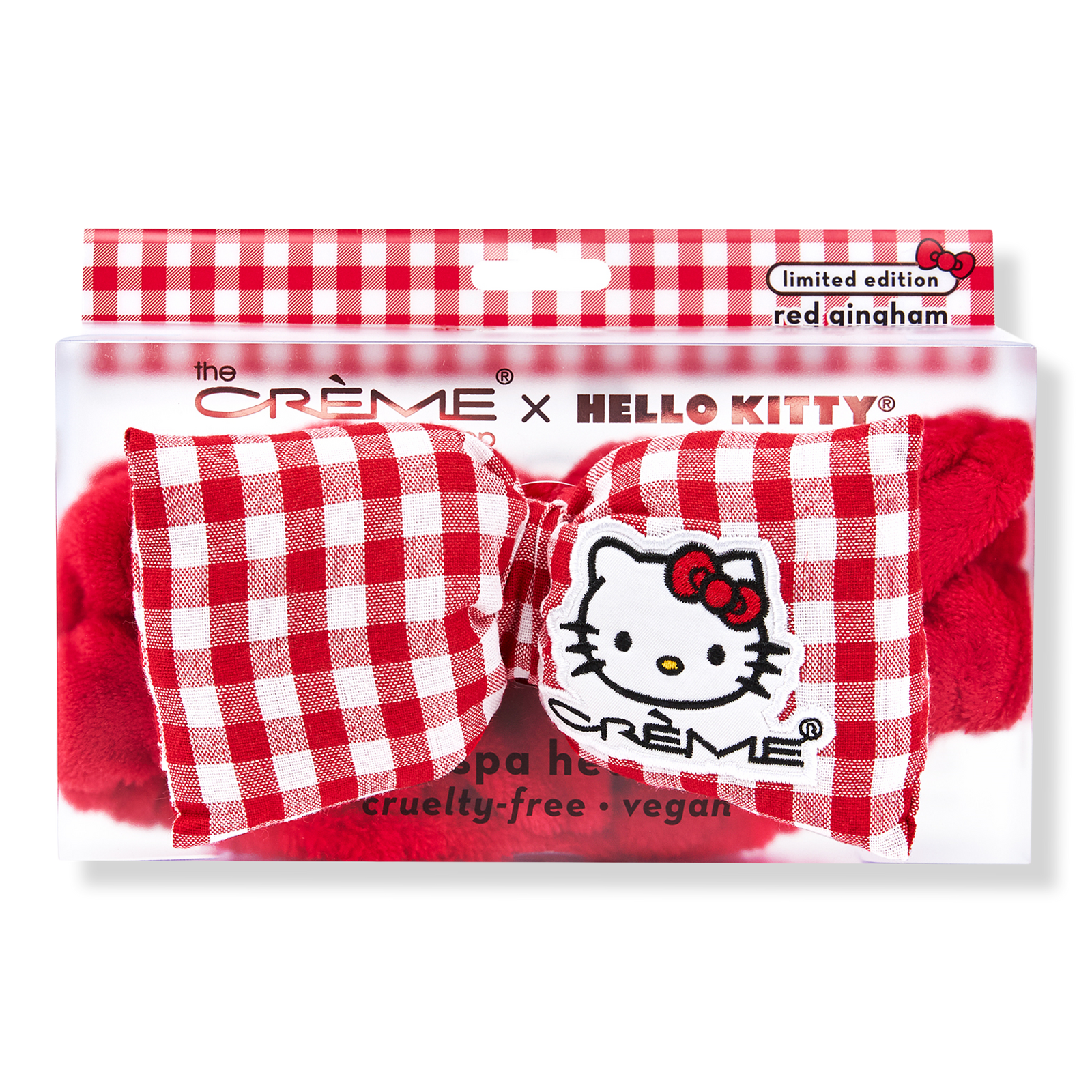 The Crème Shop - Hello Kitty Spa Plush Headband - Red