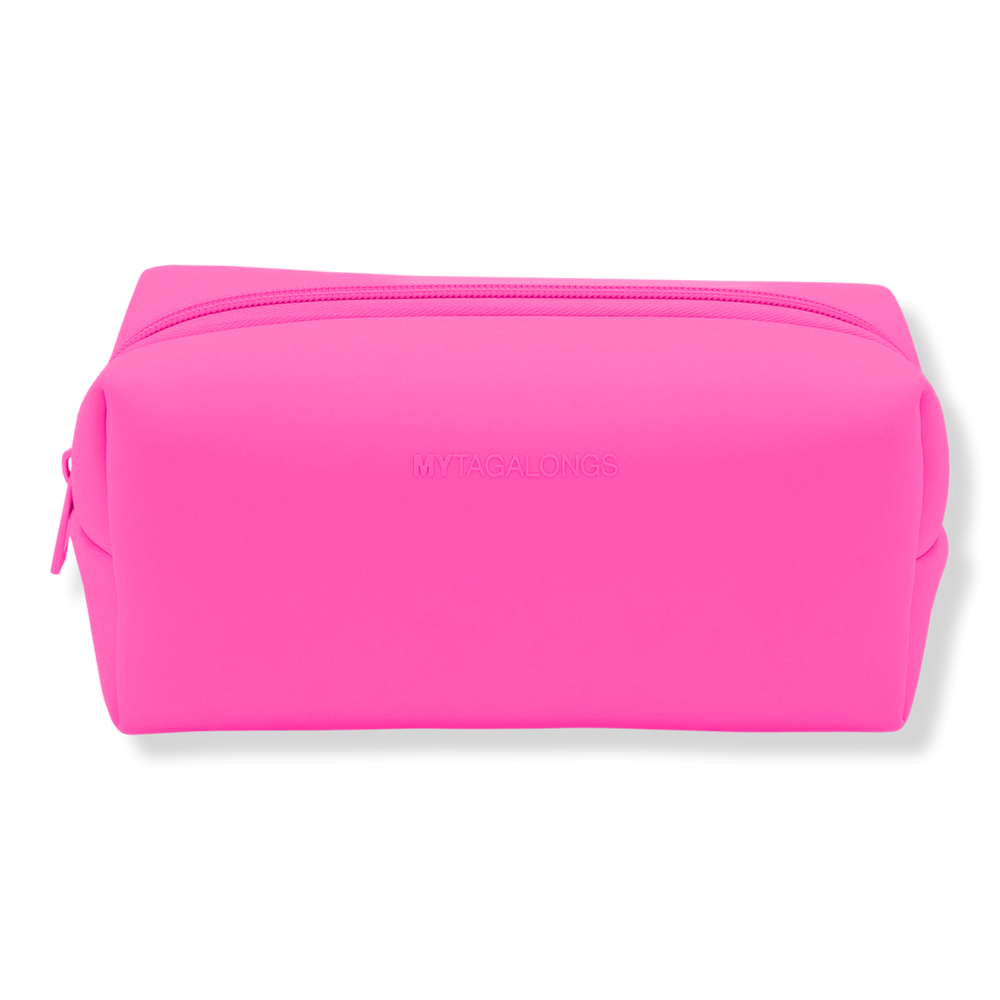 Mytagalongs Cosmetic Case With Brush Pouch - Pink In Pink