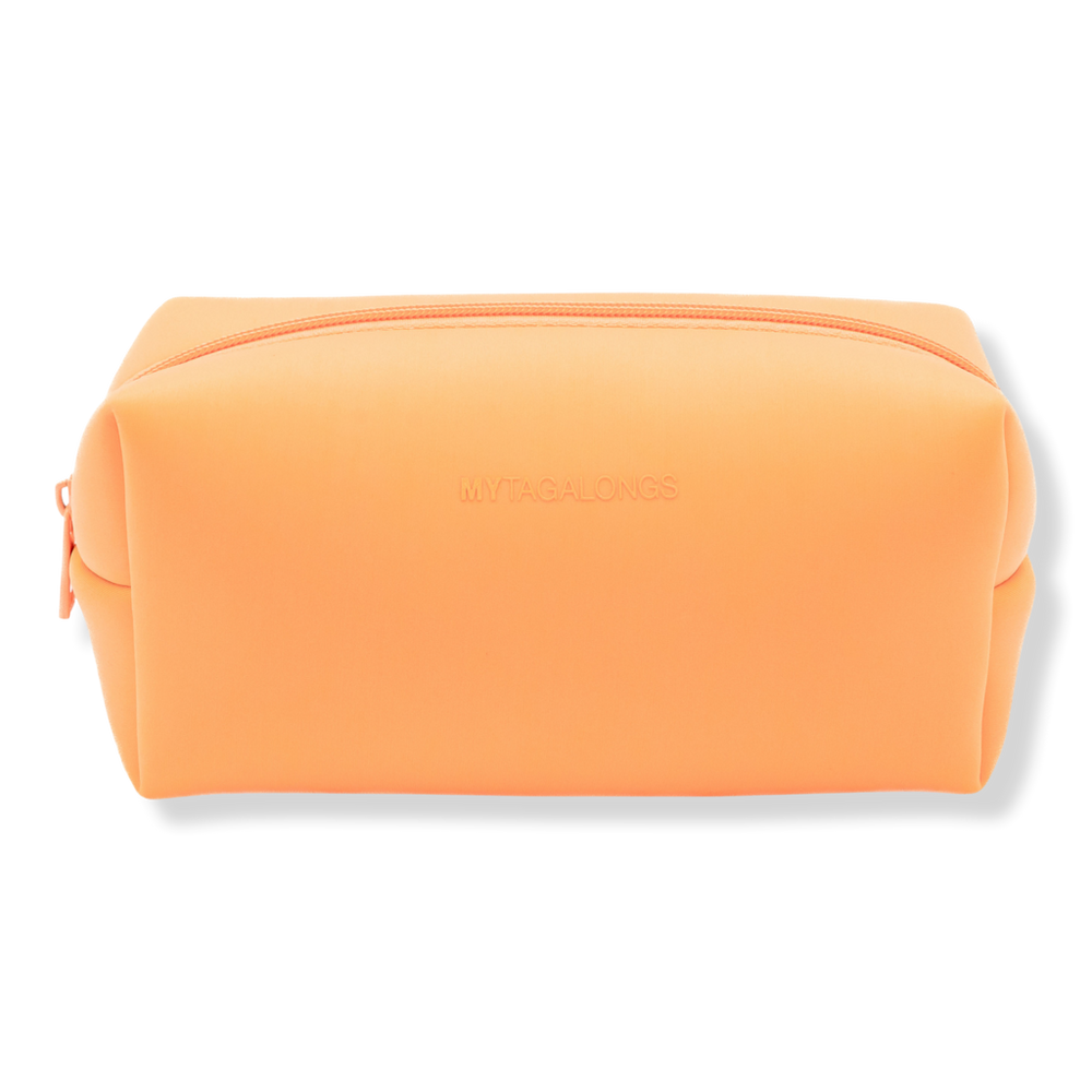 Mytagalongs Cosmetic Case With Brush Pouch - Orange In Orange