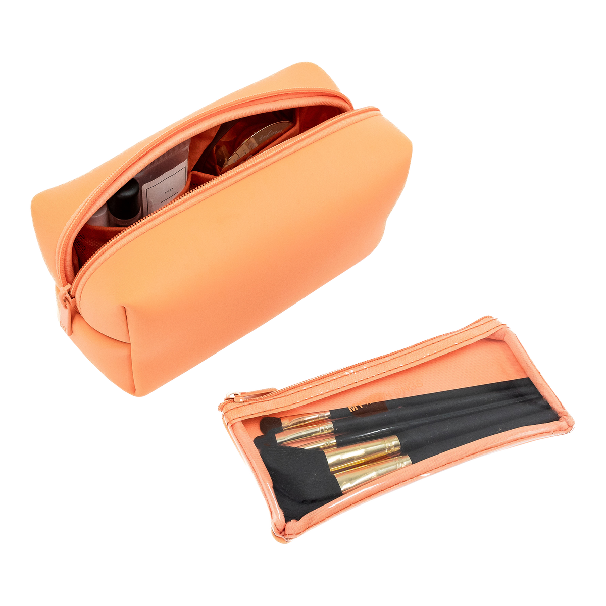 Cosmetic Case with Brush Pouch