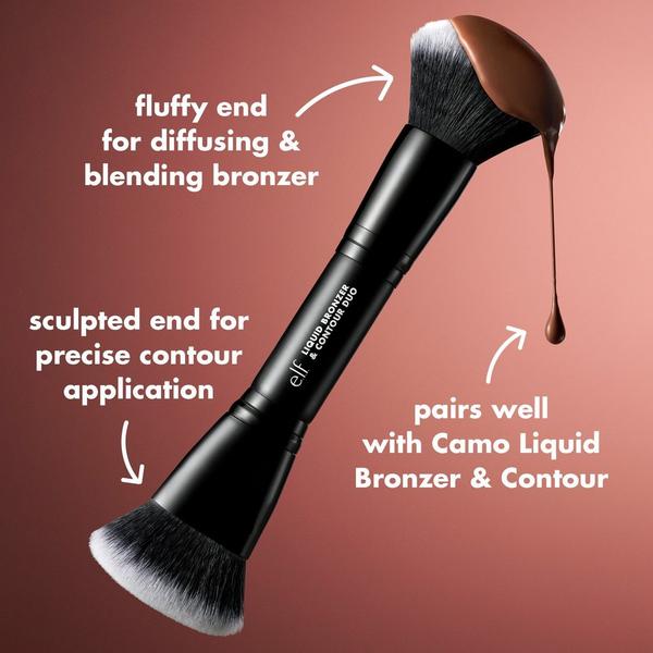 e.l.f. Cosmetics Liquid Bronzer & Contour Duo Brush #2