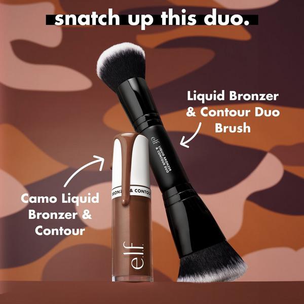 e.l.f. Cosmetics Liquid Bronzer & Contour Duo Brush #6