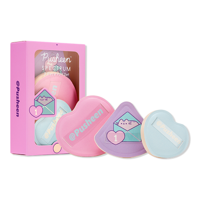 Spectrum Pusheen Gamer Girl 3-Piece Puff Set