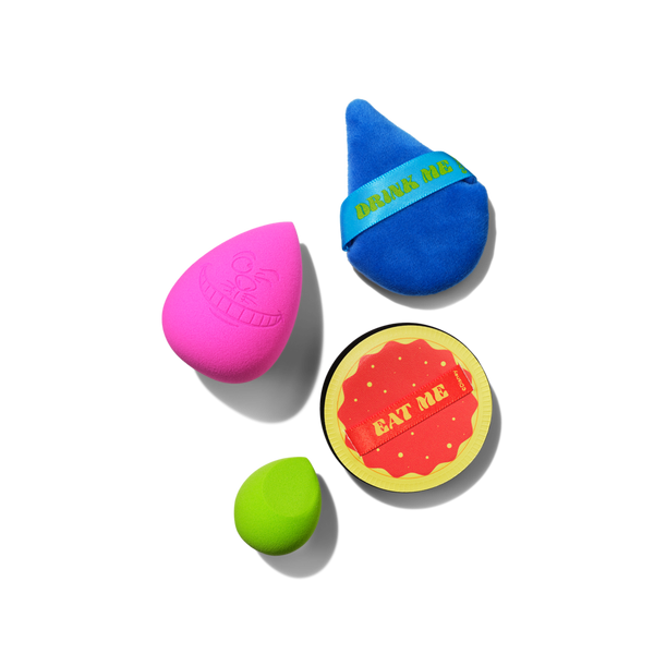 Spectrum Alice in Wonderland 4-Piece Sponge & Puff Set #2