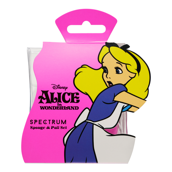 Spectrum Alice in Wonderland 4-Piece Sponge & Puff Set #3