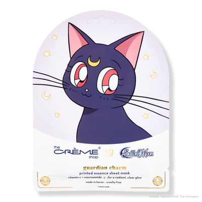 The Crème Shop Sailor Moon Luna Guardian Charm Sheet Mask