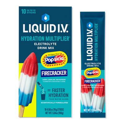 LIQUID I.V. Hydration Multiplier Electrolyte Drink Mix Popsicle Firecracker