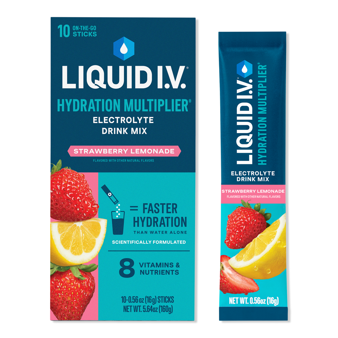 LIQUID I.V. Hydration Multiplier Electrolyte Drink Mix Strawberry Lemonade #1