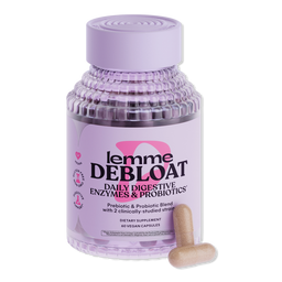 Lemme Debloat: Digestive Probiotic & Multi-Enzyme Capsules