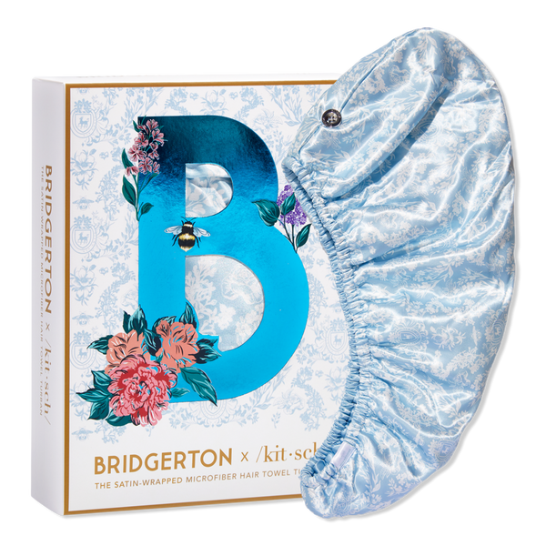 Kitsch Bridgerton x Kitsch Satin Wrapped Hair Towel #1